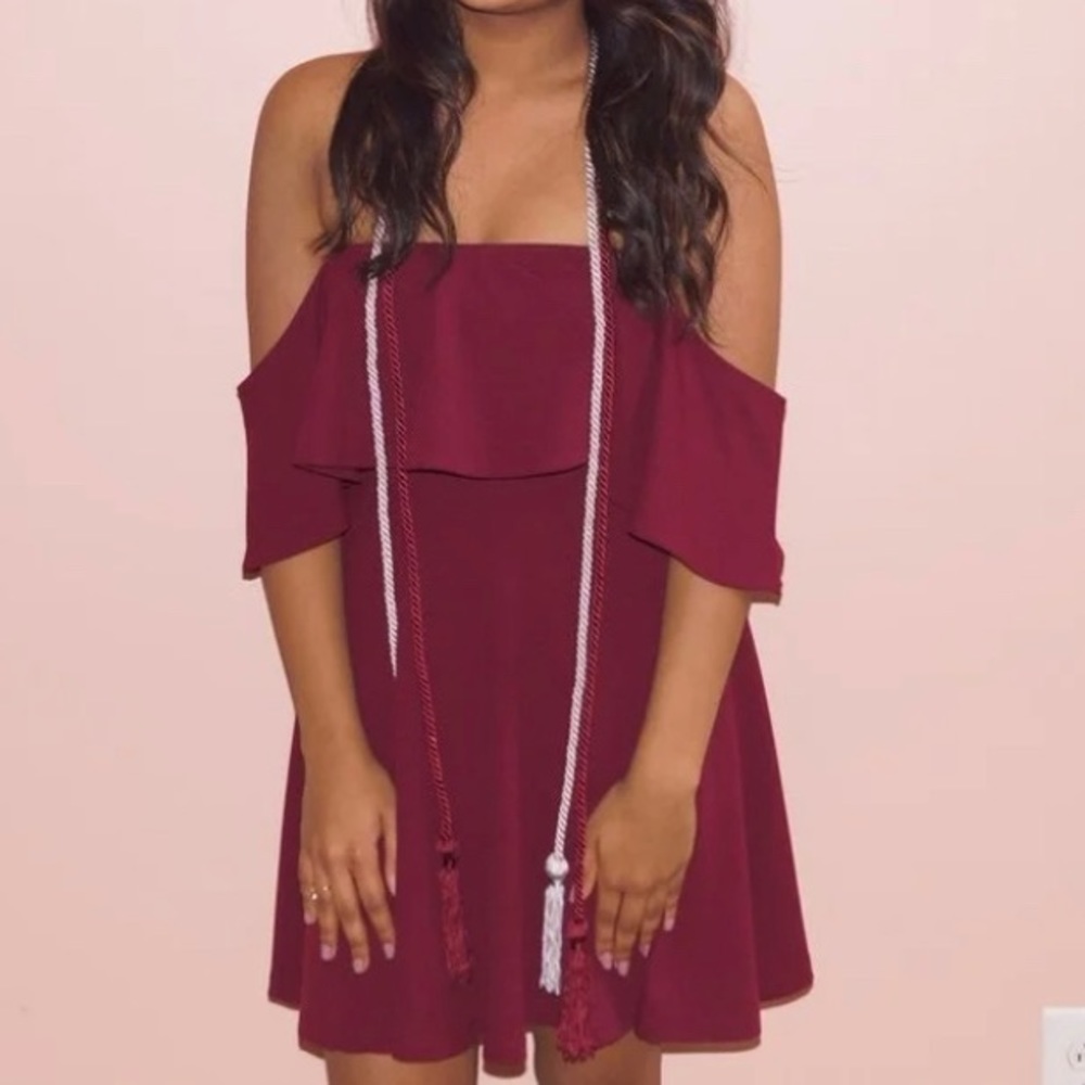 SOLD Windsor off the shoulder dress